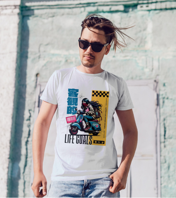 LIFE GOALS LITTLE APPAREL TURNING DREAMS INTO REALITY T-Shirt