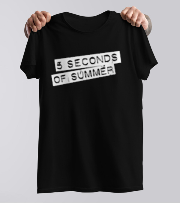5 Seconds Of Summer 5SOS Self-Titled Album Cover T-Shirt