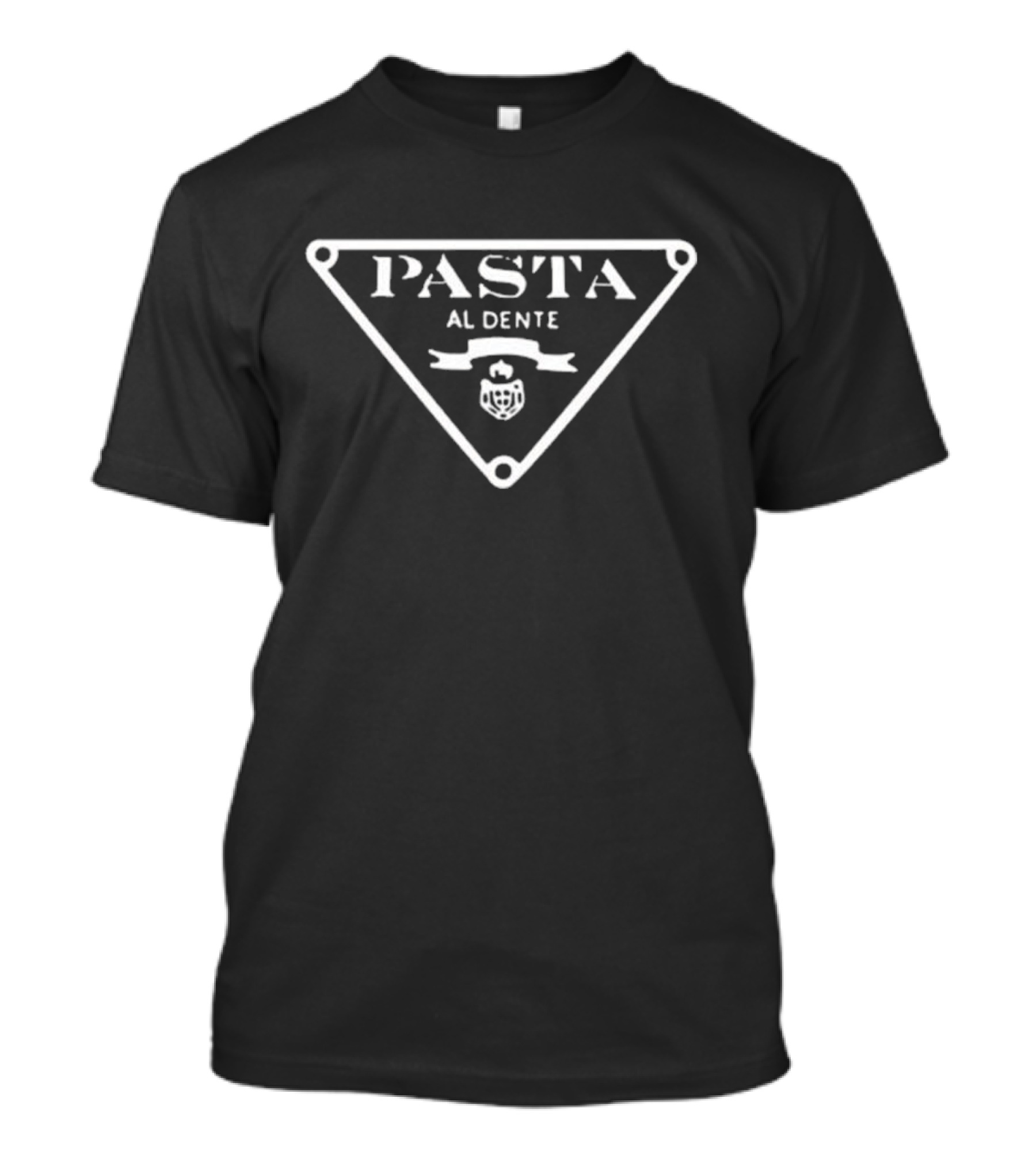 PASTA AL DENTE Triangle Badge With Crest T-Shirt