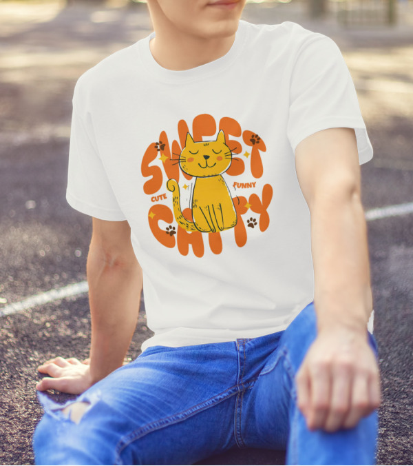 Sweet Cat Cute Funny T-Shirt