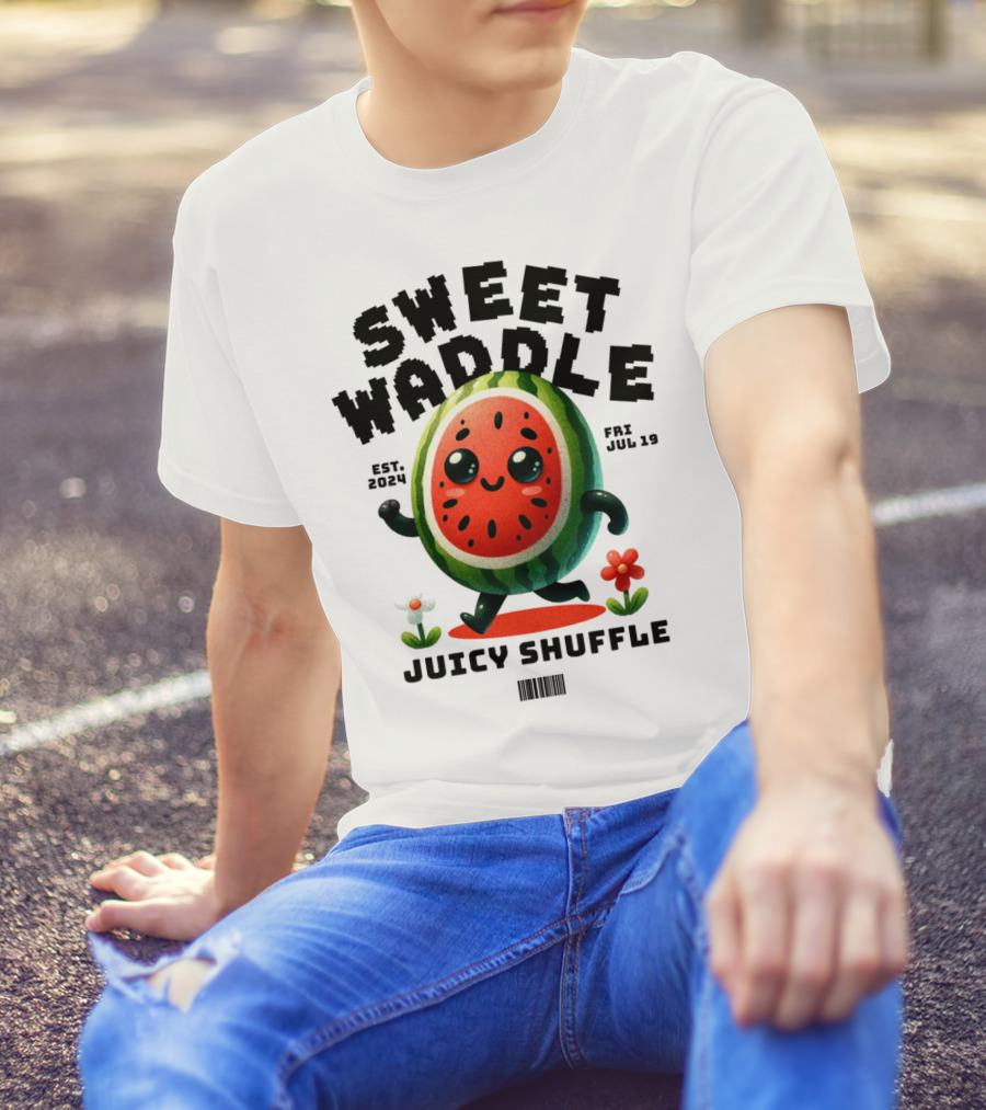 Sweet Waddle Juicy Shuffle Est. 2024 Fri Jul 19 T-Shirt
