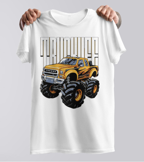 Trucklife Adventure Never Slowing Down Monster Truck T-Shirt