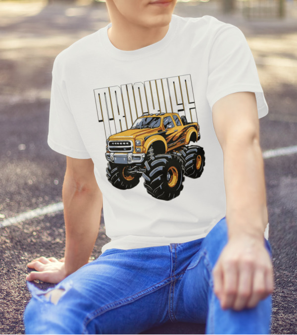 Trucklife Adventure Never Slowing Down Monster Truck T-Shirt