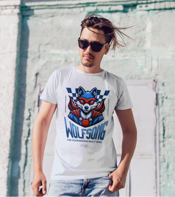 WOLFSONG THE COURAGEOUS WOLF HERO THE LEGENDARY WOLF SPIRIT T-Shirt