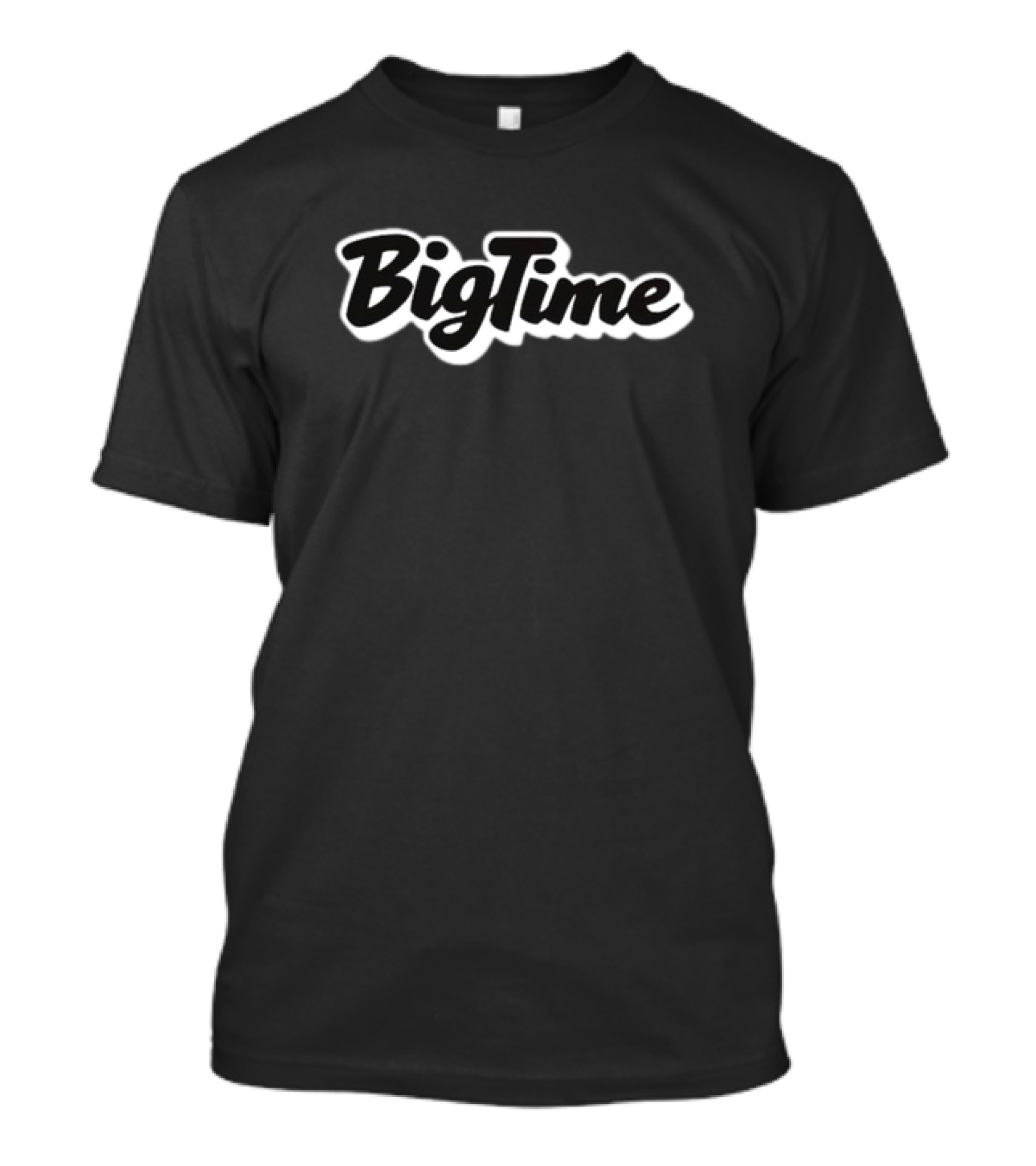 BigTime Bold Typography Graphic With Classic Script T-Shirt
