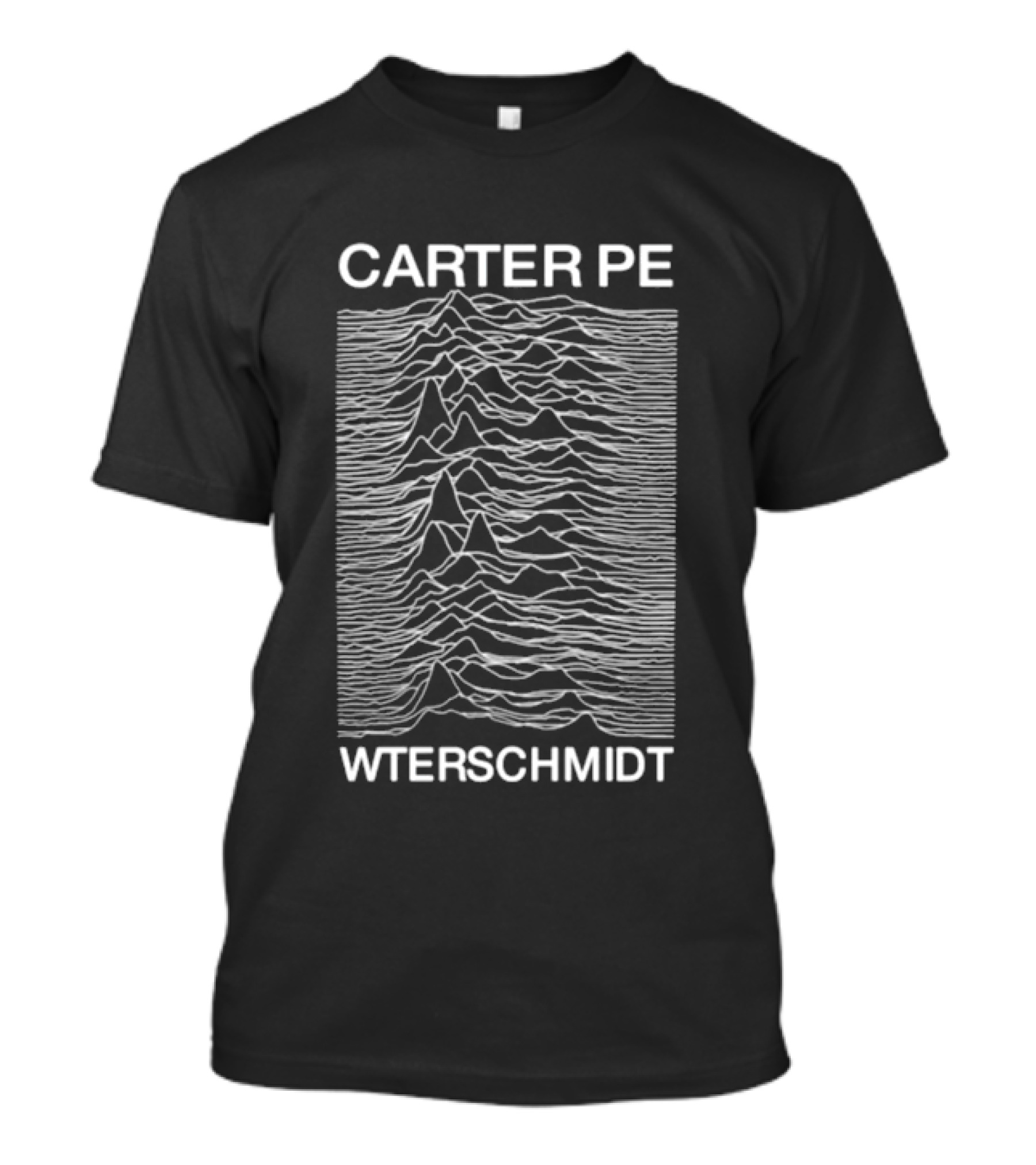 Carter Pewterschmidt Joy Division Unknown Pleasures Wave T-Shirt
