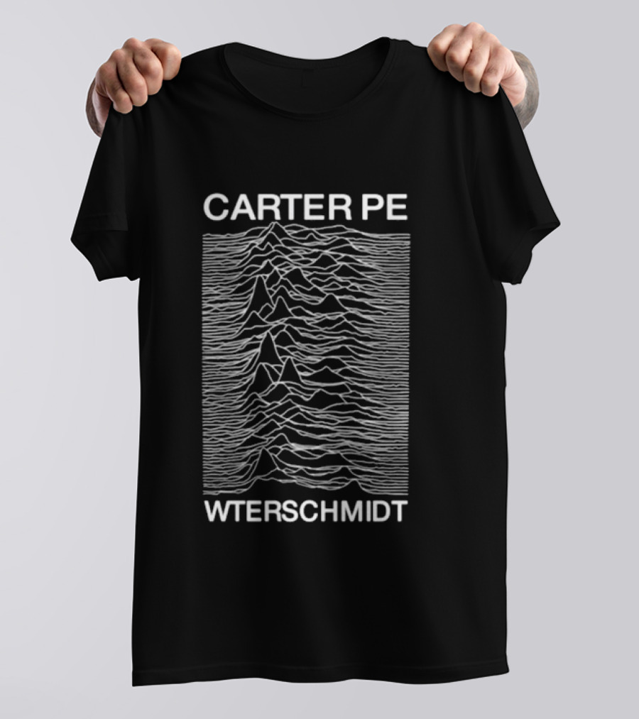Carter Pewterschmidt Joy Division Unknown Pleasures Wave T-Shirt
