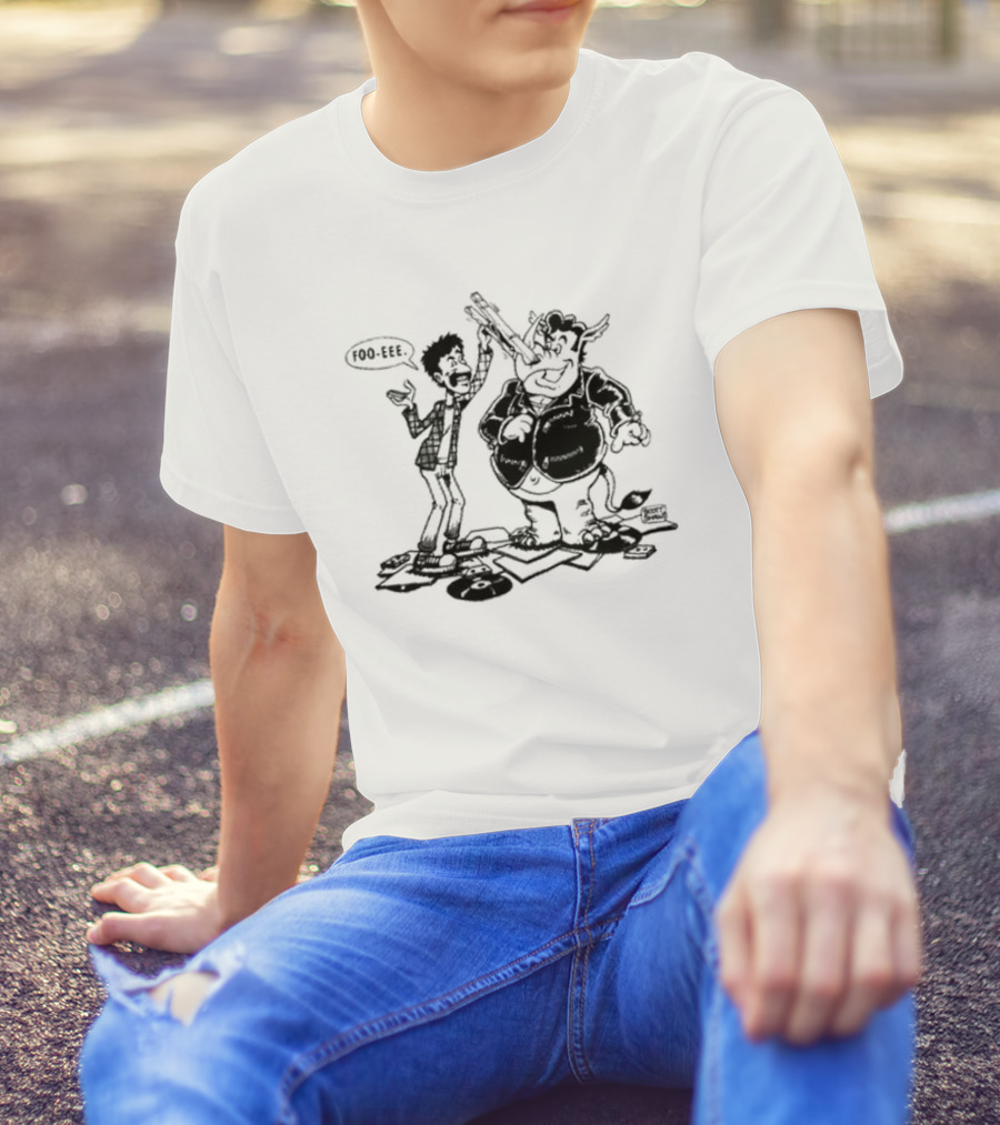 Frank Zappa Beat The Boots Foo-Eee Comic-Style T-Shirt