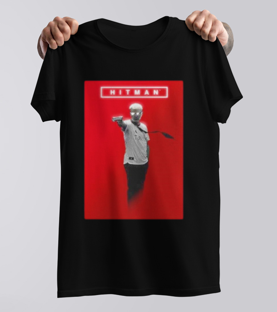 Hitman Agent 47 Gun Pose T-Shirt
