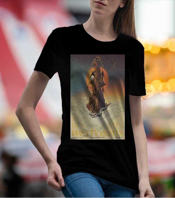 Pretty Lights August 2 And 3, 2024 Red Rocks Amphitheatre Morrison CO Event T-Shirt