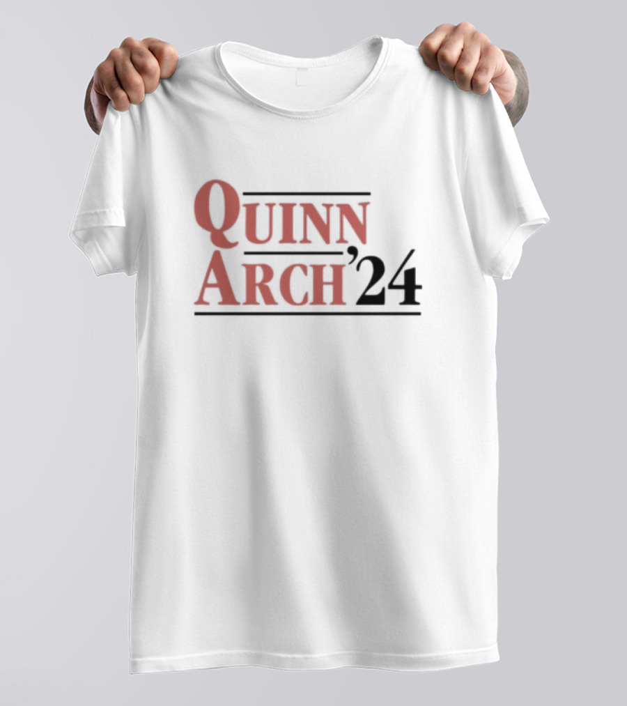 Quinn Arch '24 Vintage Style Dark T-Shirt