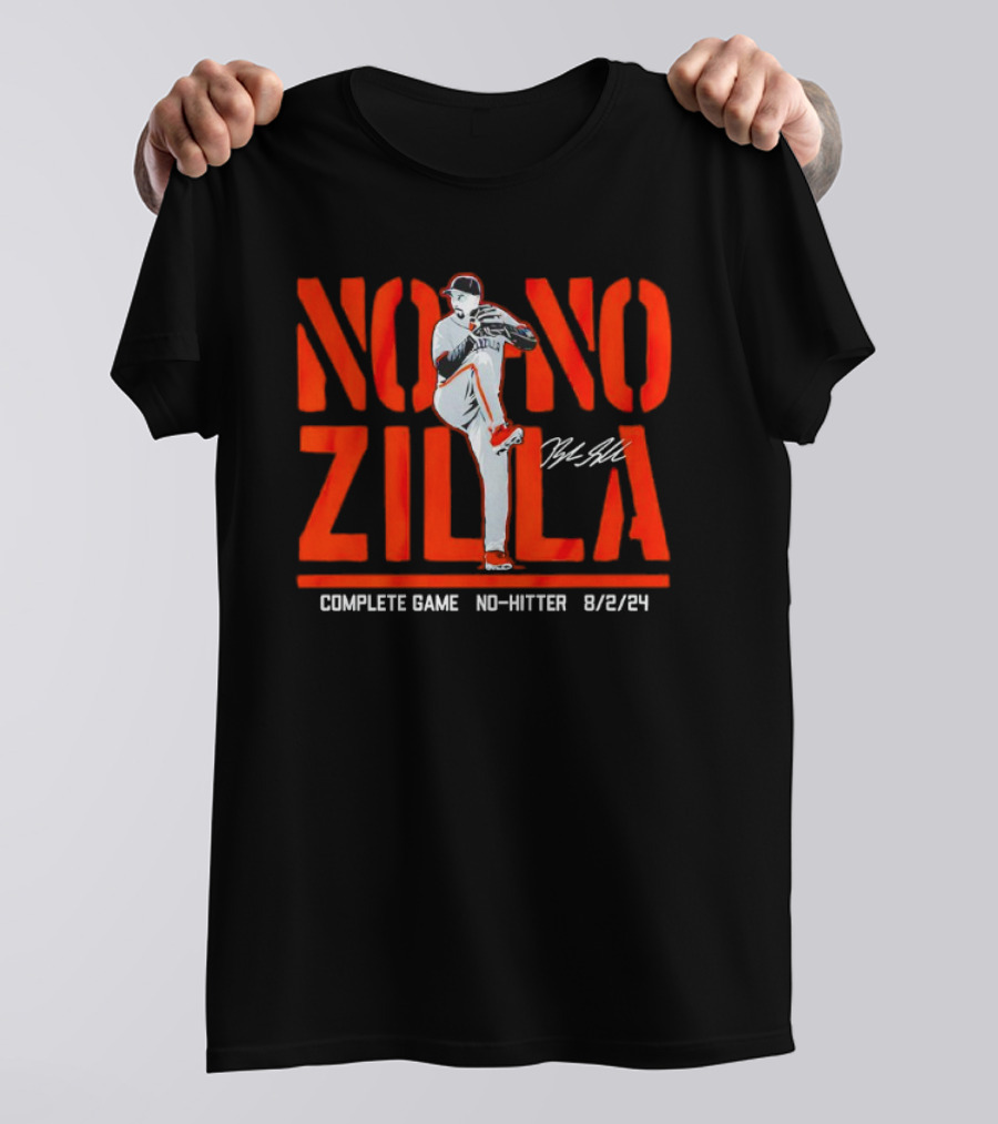 NO NO ZILLA Blake Snell Complete Game No-hitter 8/2/24 T-Shirt