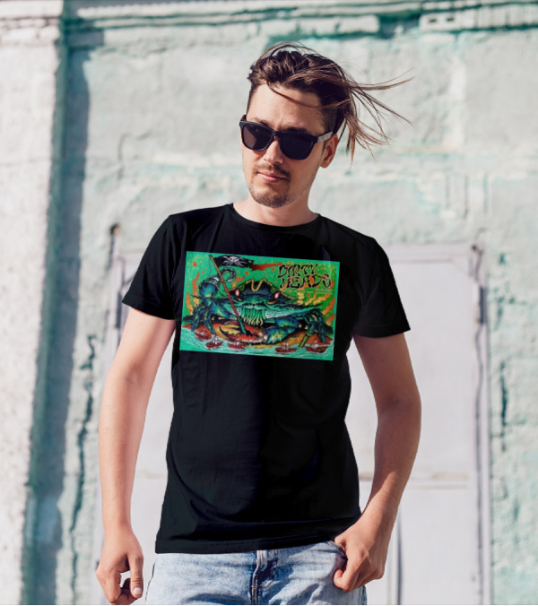 Dirty Heads Pirate Crab Artwork Gautier MS Tour August 04 T-Shirt
