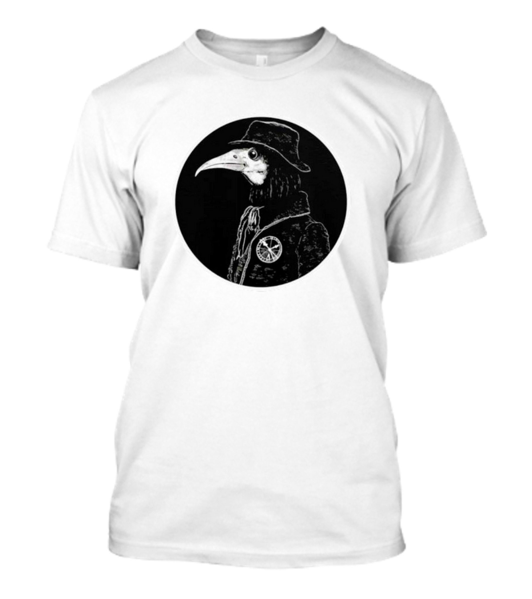 Plague Doctor Unwoke Wiki January 2024 Dark Circular T-Shirt