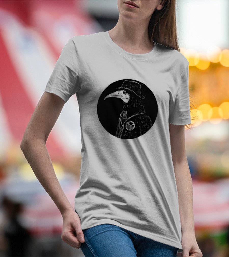 Plague Doctor Unwoke Wiki January 2024 Dark Circular T-Shirt