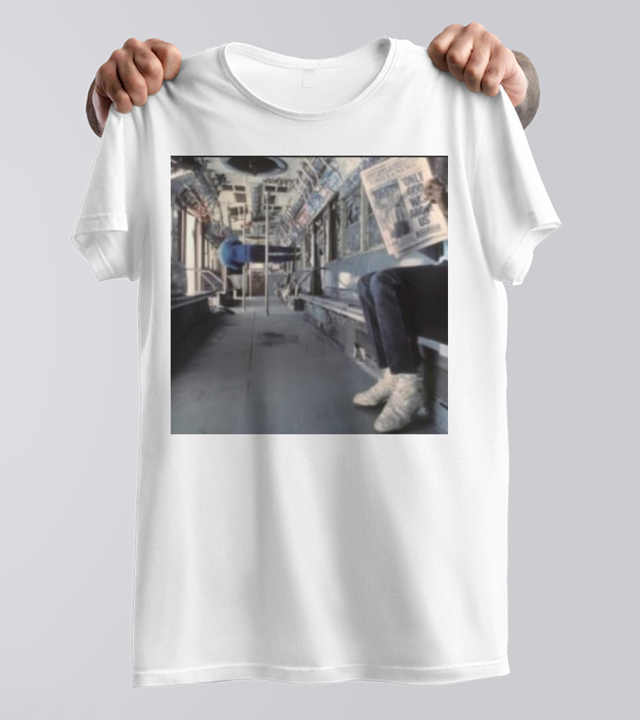 Vampire Weekend Ogwau Album Cover 2024 Subway Scene Newspaper Only God Above Us T-Shirt