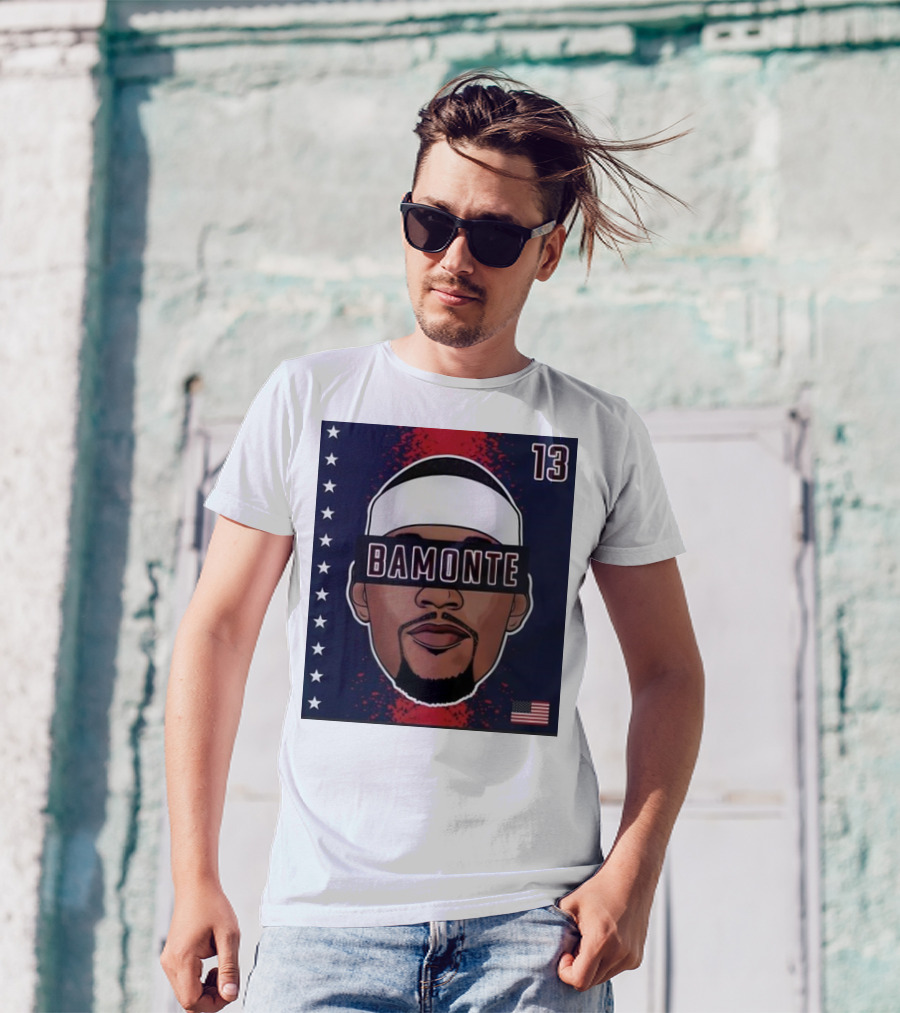 Bam Adebayo Bamonte 13 USA Stars And Stripes Iconic T-Shirt