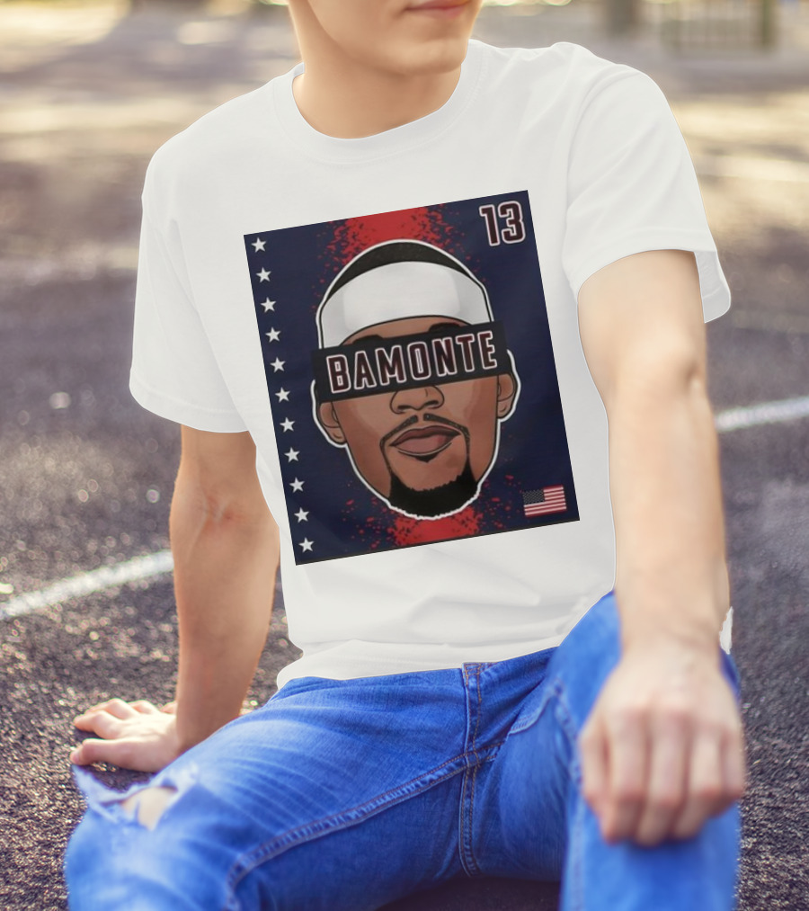 Bam Adebayo Bamonte 13 USA Stars And Stripes Iconic T-Shirt