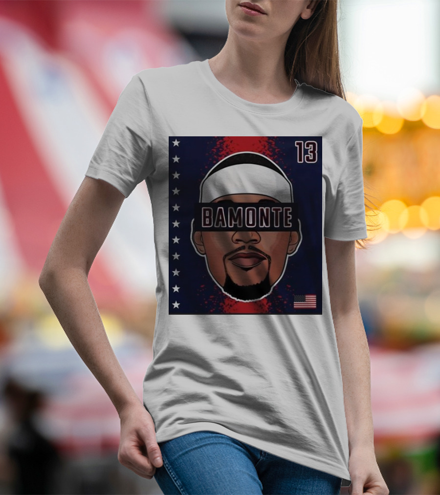 Bam Adebayo Bamonte 13 USA Stars And Stripes Iconic T-Shirt