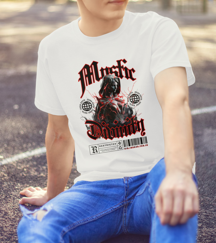 Mystic Divinity Divine Warrior Restricted Barcode 2038 2049 T-Shirt
