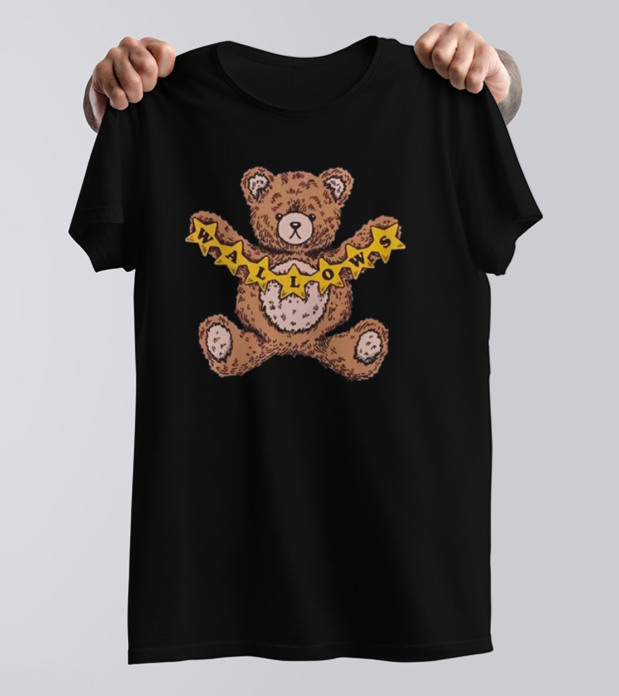 Wallows Teddy Bear Banner Boyfriend T-Shirt