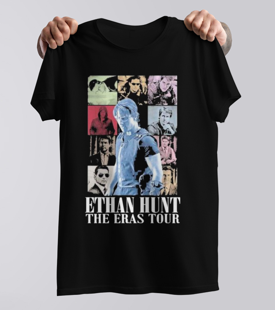 Ethan Hunt The Eras Tour Movie Montage T-Shirt