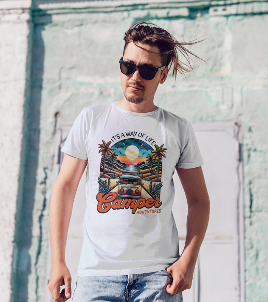 It's A Way Of Life Camper Adventures T-Shirt