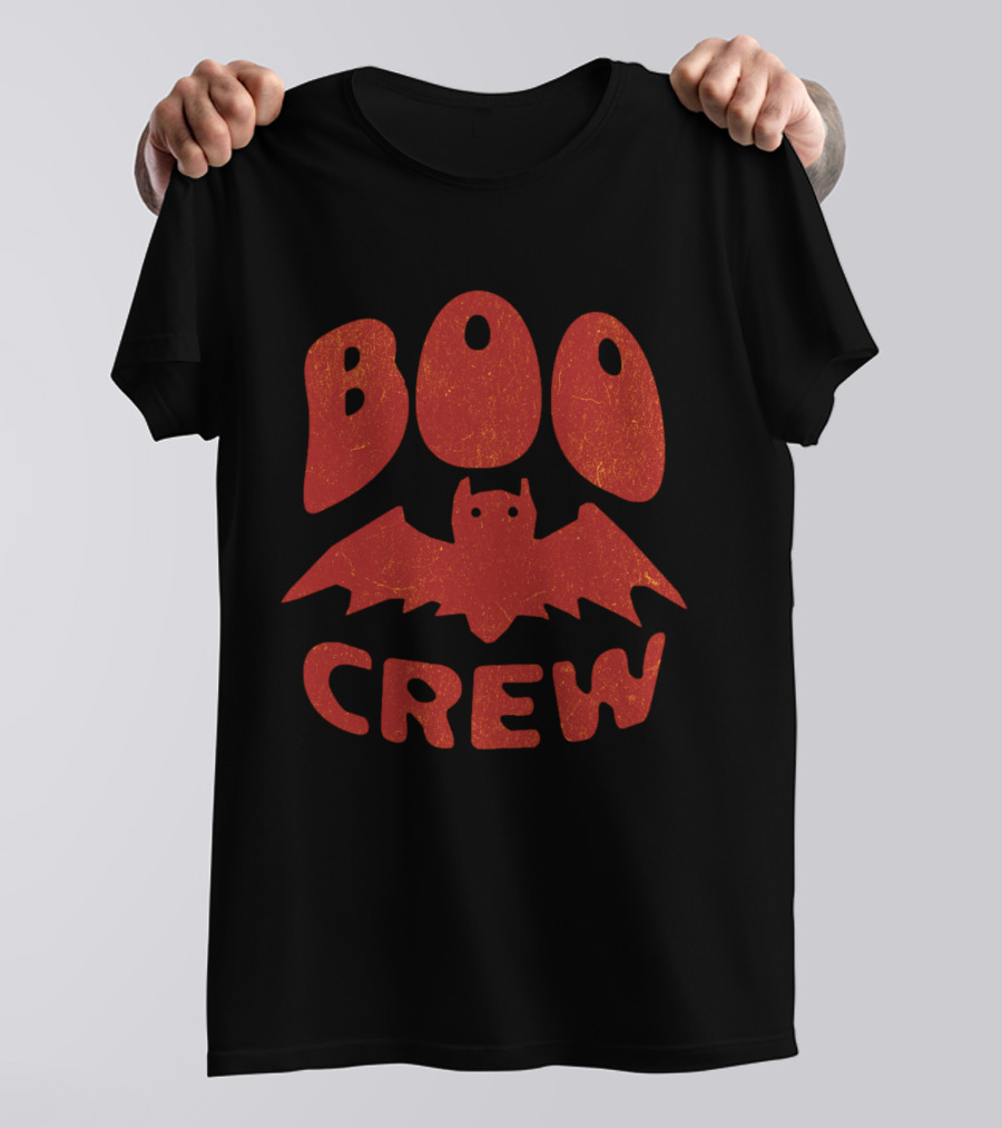 Boo Crew Halloween Bat T-Shirt