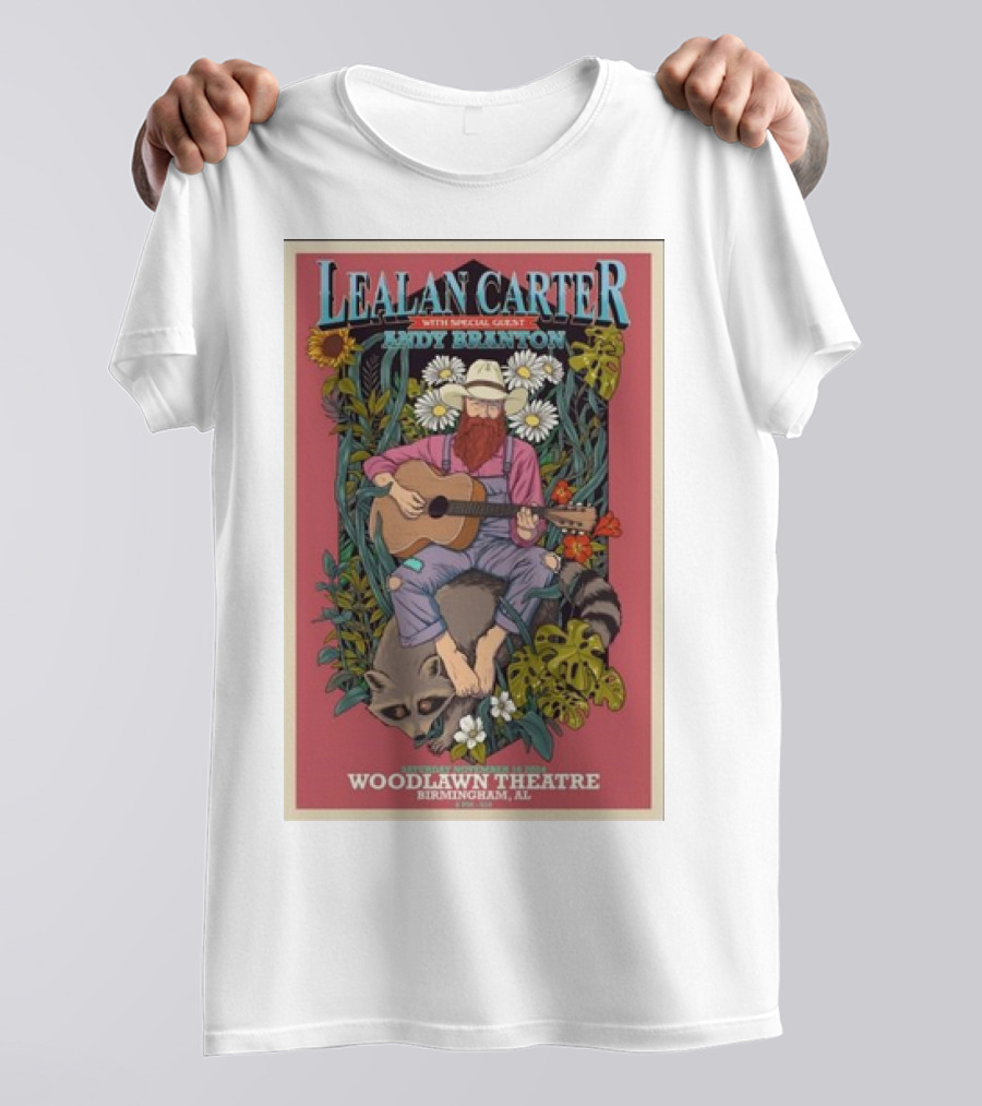 Lealan Carter With Special Guest Raddy Brandon November 16 2024 Woodlawn Theatre Birmingham AL T-Shirt