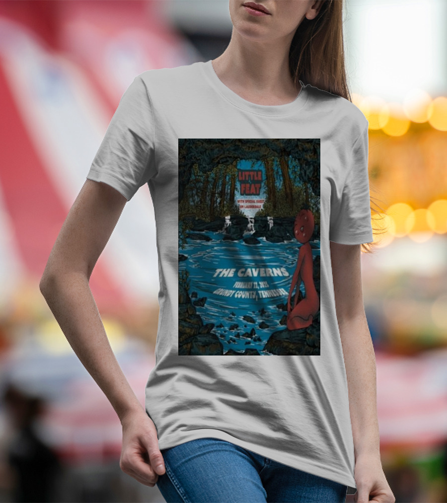 Little Feat The Caverns February 22 2025 Grundy County Tennessee With Special Guest Jim Lauderdale T-Shirt