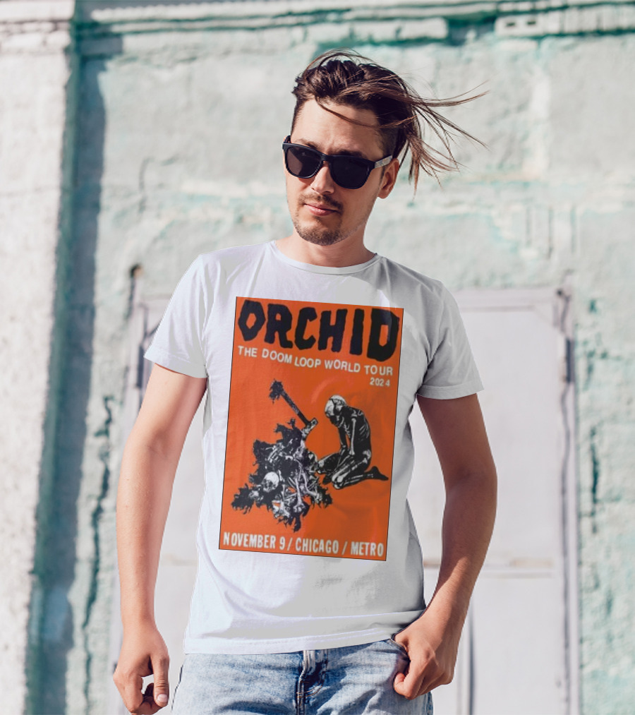 Orchid The Doom Loop World Tour November 9 2024 Chicago Metro T-Shirt