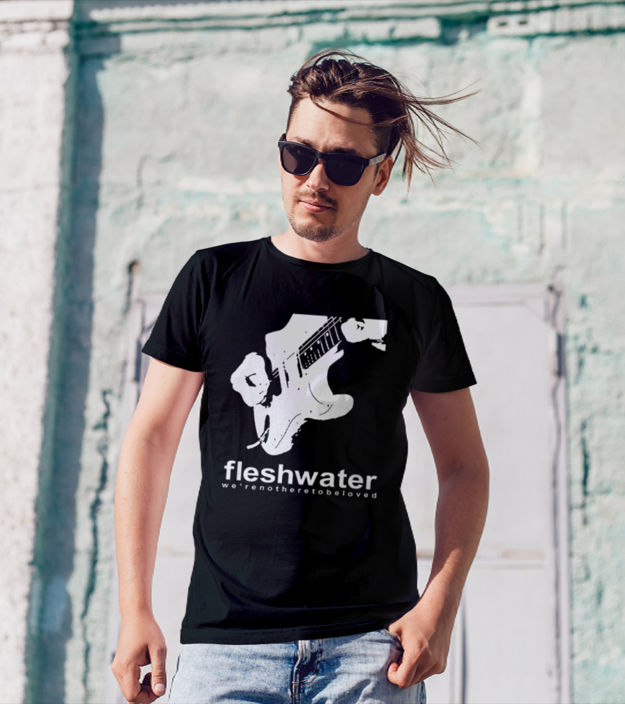 Closed Casket Activities Fleshwater We're Not Here To Be Loved Strat T-Shirt