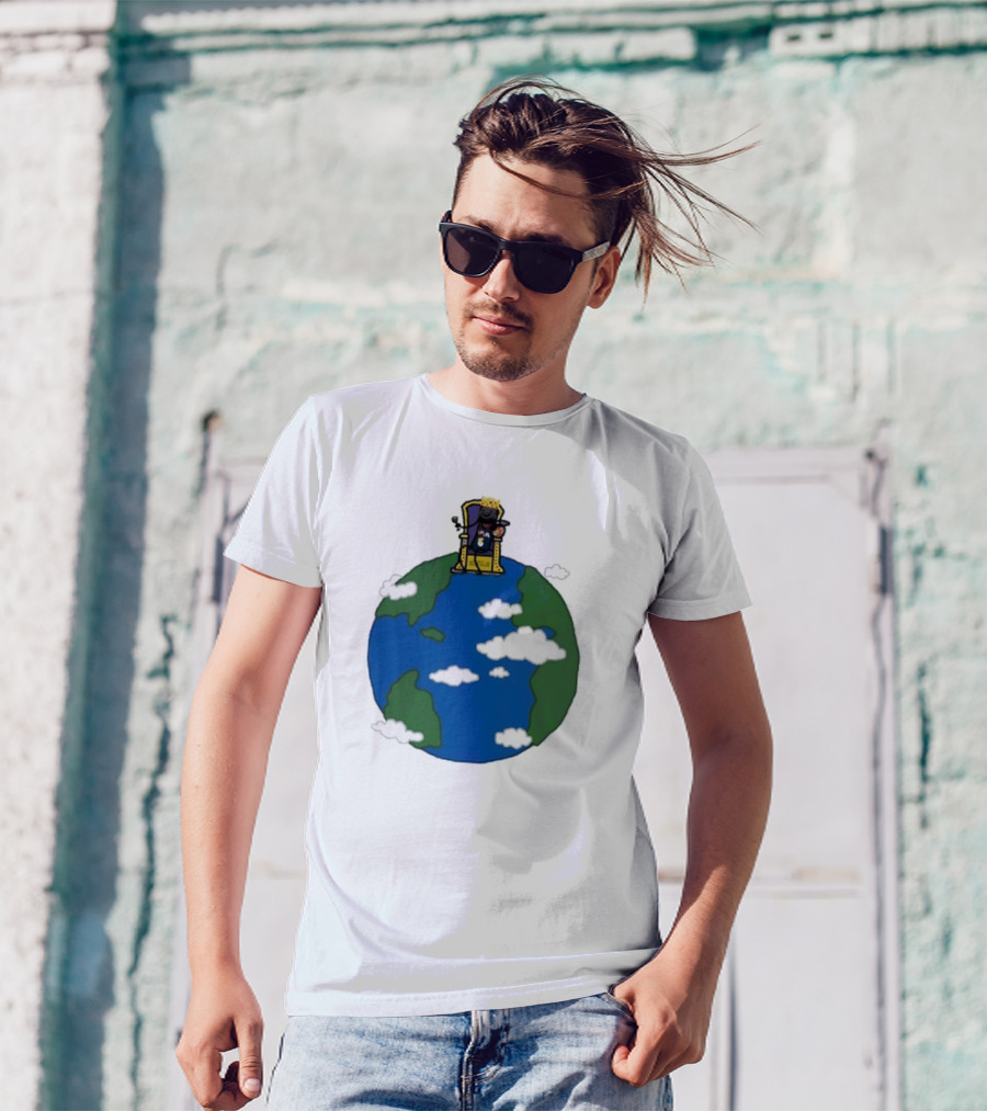 King Of The World James Throne On Earth T-Shirt