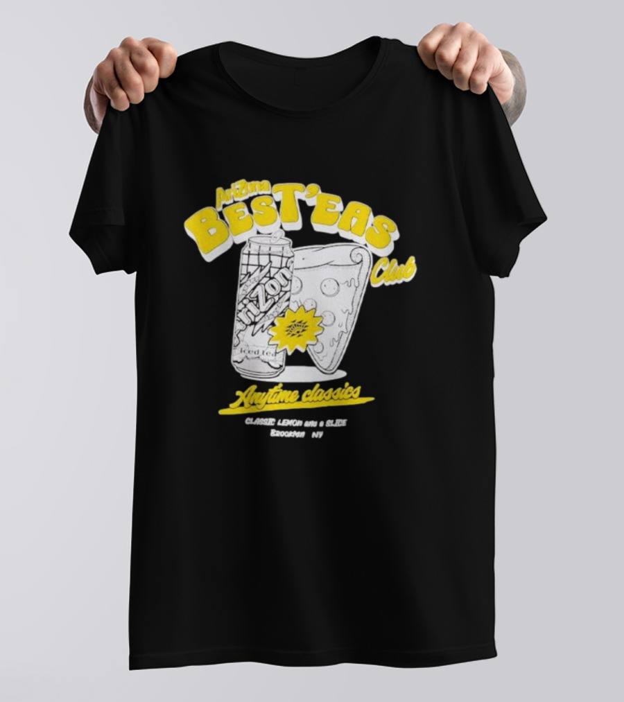 Arizona Best’eas Club Anytime Classics Pizza CLASSIC LUNCH And A SLICE Brooklyn NY T-Shirt