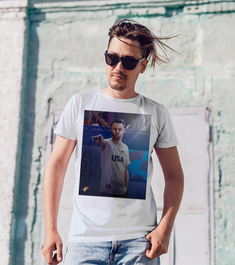 Stephen Curry USA Olympic Shooters Shoot T-Shirt