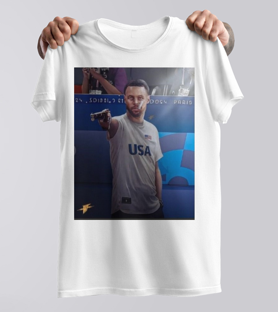 Stephen Curry USA Olympic Shooters Shoot T-Shirt
