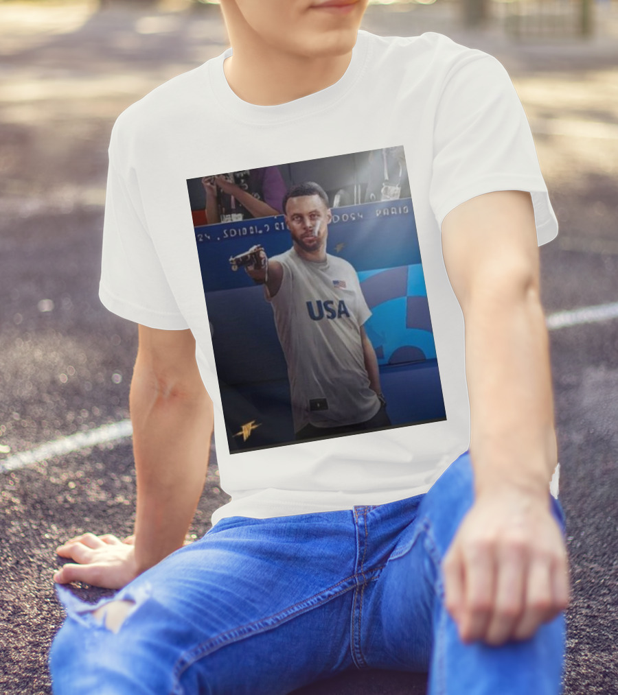 Stephen Curry USA Olympic Shooters Shoot T-Shirt