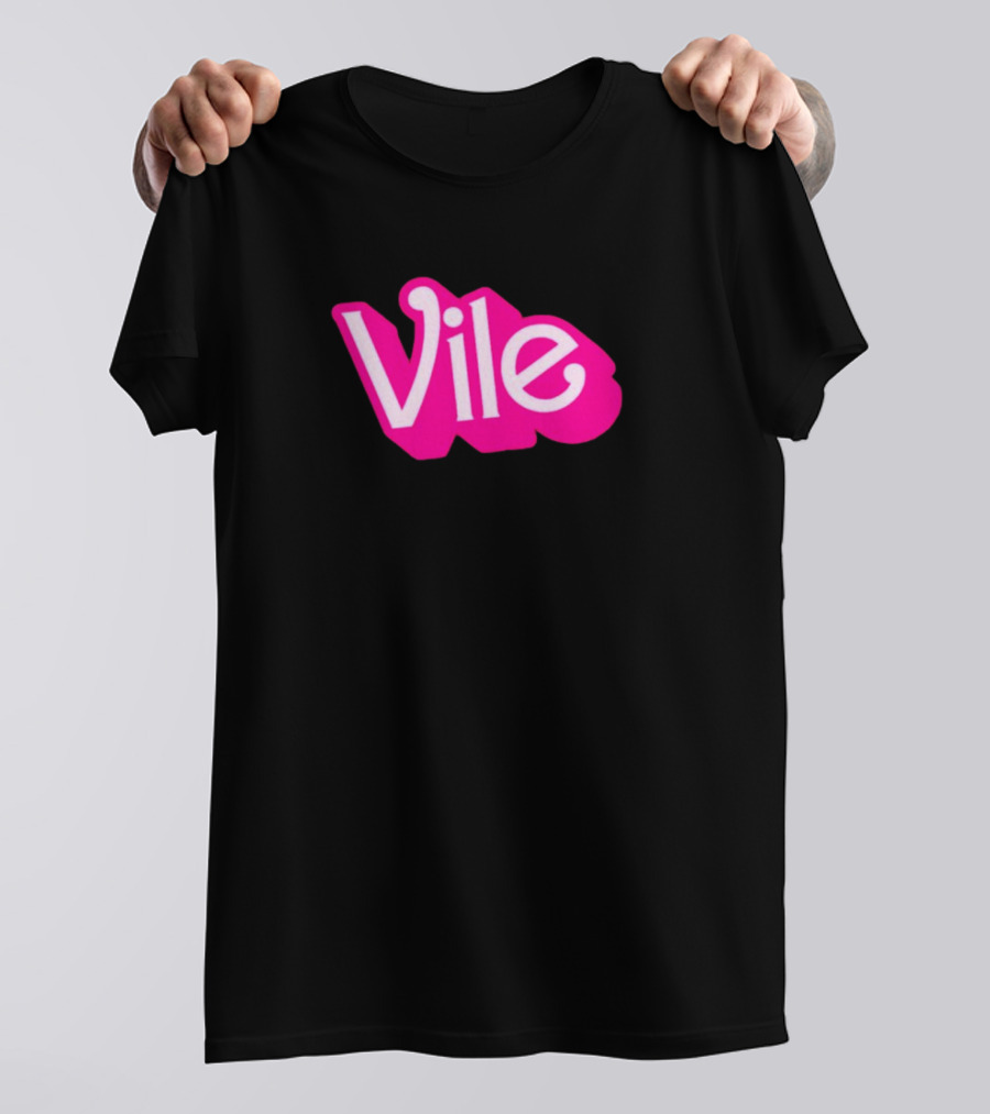 Vile Barbie Movies Vivid Hot Pink T-Shirt