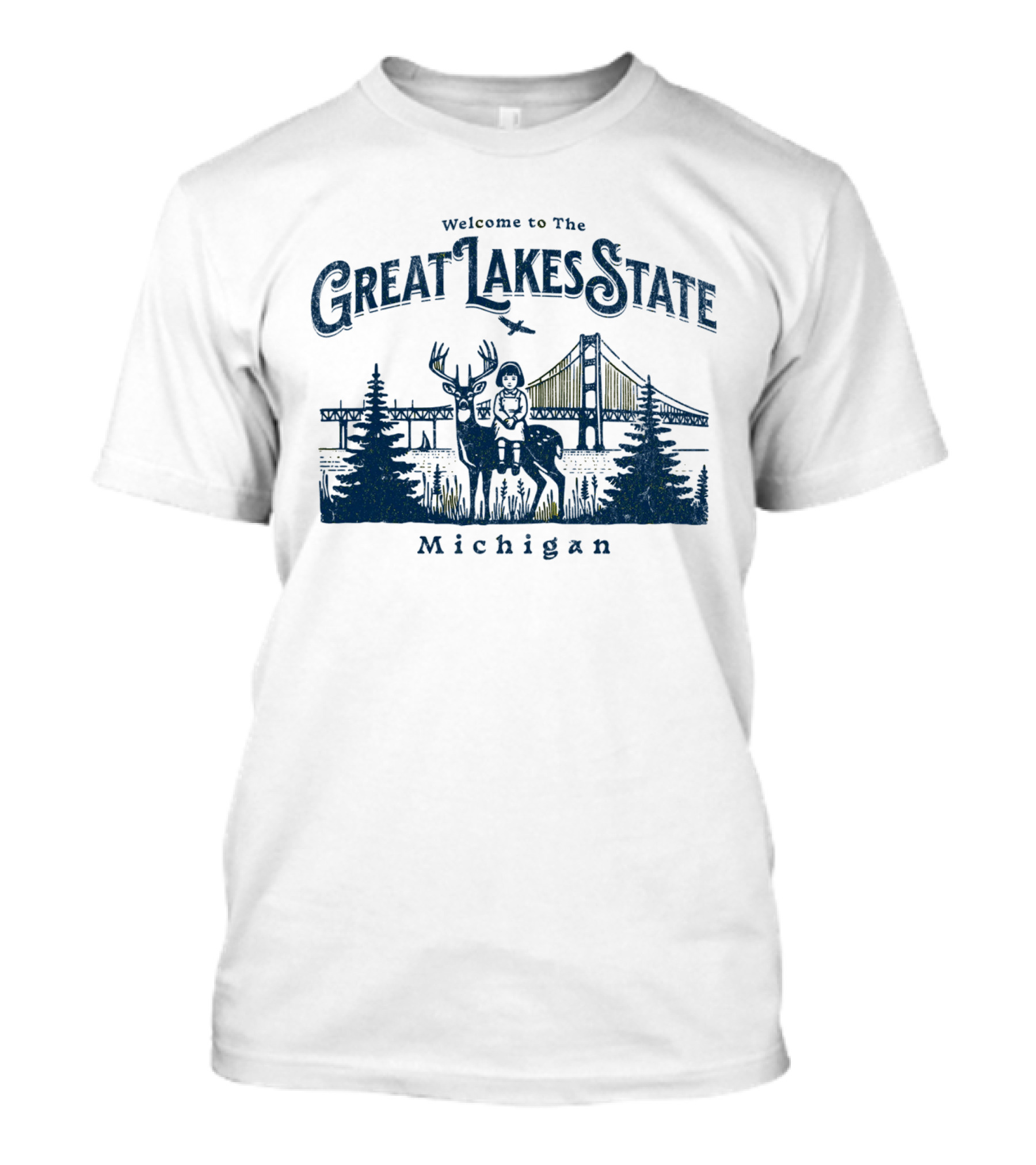 Welcome To The Great Lakes State Michigan T-Shirt