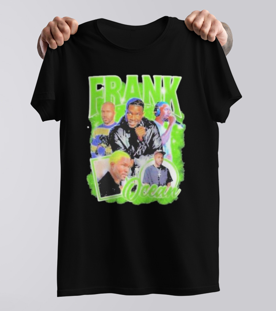 Vintage Frank Ocean Retro Music Collage T-Shirt