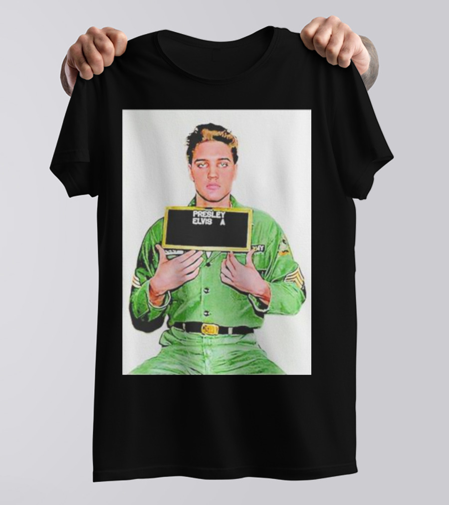 Elvis Presley Army Photo 1960 T-Shirt
