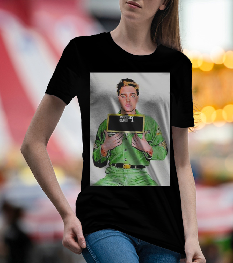 Elvis Presley Army Photo 1960 T-Shirt