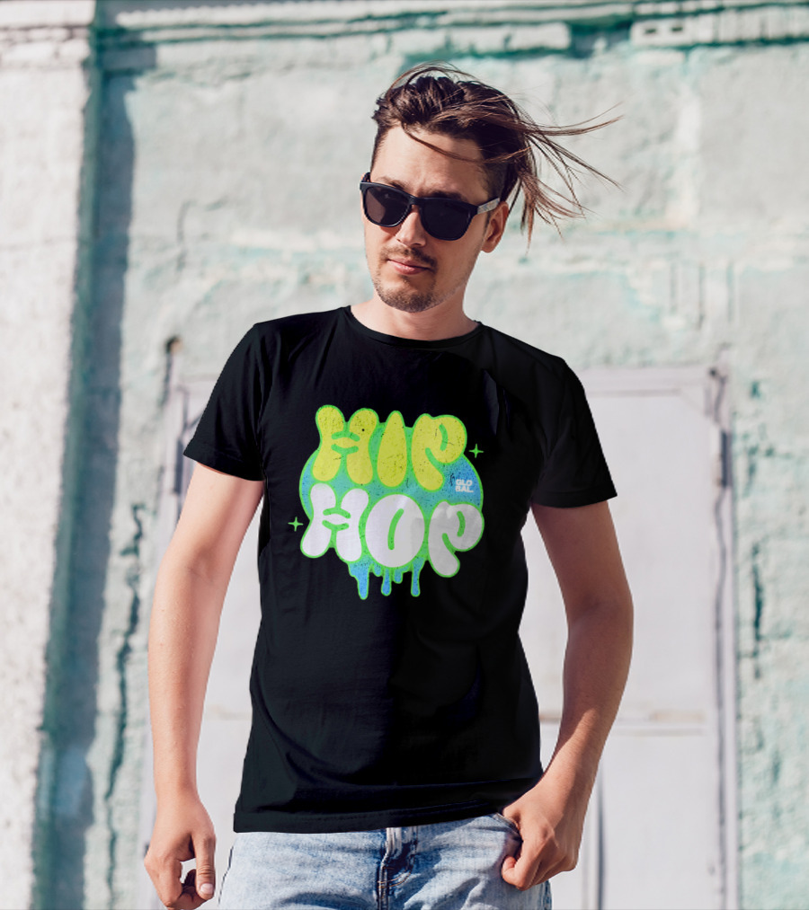 HIP HOP GLOBAL Drip Style Graffiti T-Shirt