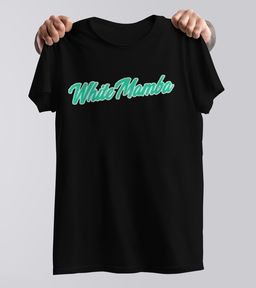 White Mamba Basketball Icon Legend T-Shirt