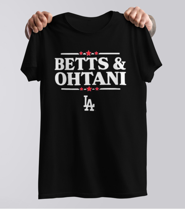 BETTS And OHTANI LA Dodgers Stars T-Shirt