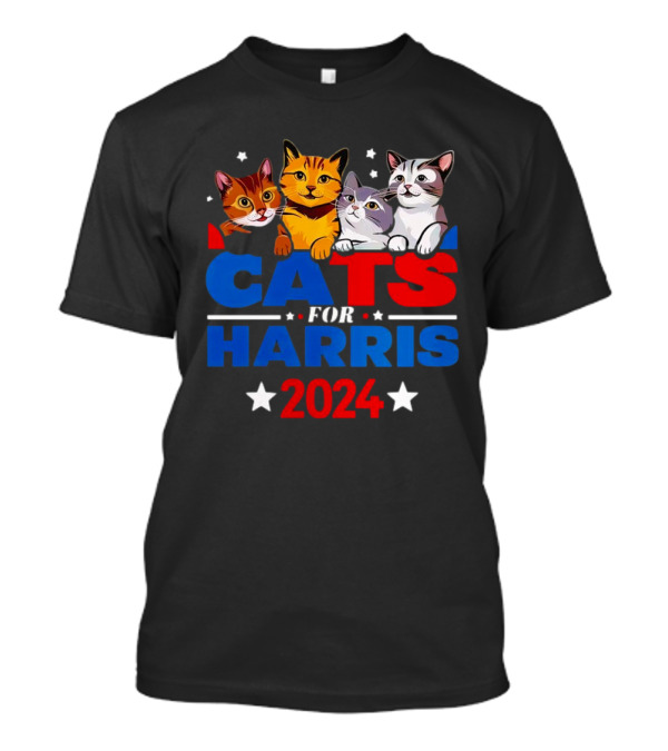 Cats For Harris 2024 Maga Hat T-Shirt