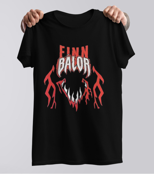Finn Balor Demon King Jaws Teeth T-Shirt