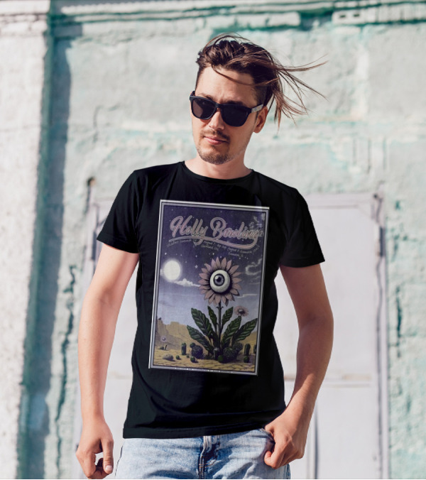 Holly Bowling Midwest Summer 2024 Cleveland August 7 Bop Stop Desert Eye Flower T-Shirt