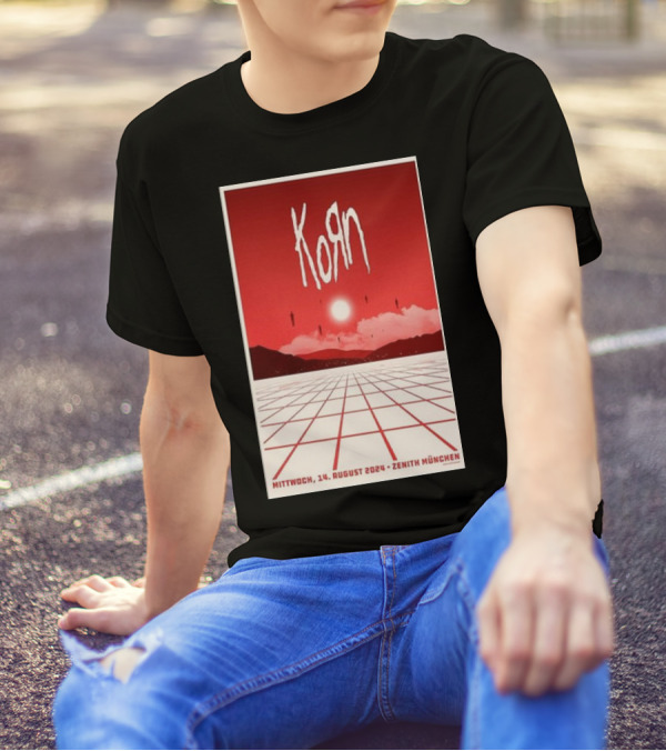 Korn Mittwoch 14 August 2024 Zenith München T-Shirt