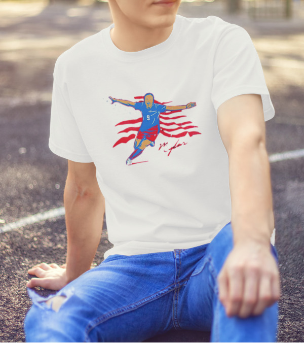 Mallory Swanson Golden Goal USA Soccer Patriotic T-Shirt